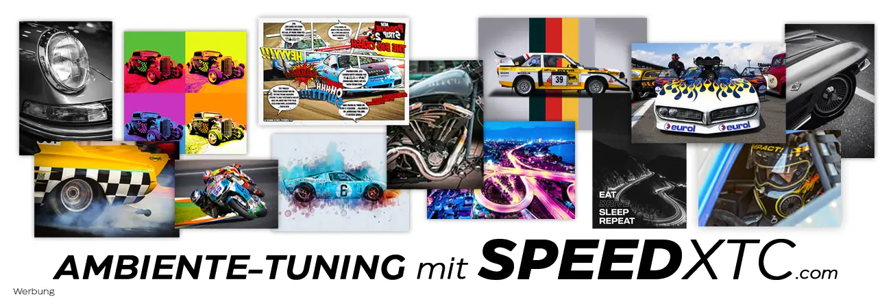 Cooles Ambiente-Tuning mit den Wandbildern von SPEEDXTC.com