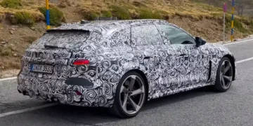 Spyvideo Erlkönig Audi RS5 Avant