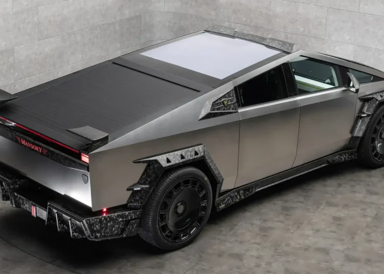 Testla Cybertruck Tuning Mansory Elongation