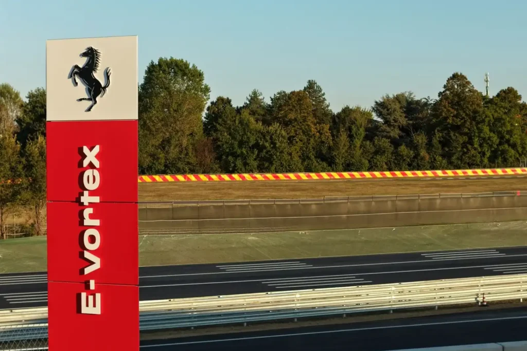 Ferrari E-Vortex, die neue Teststrecke für die zukünftigen Sportwagen von Ferrari