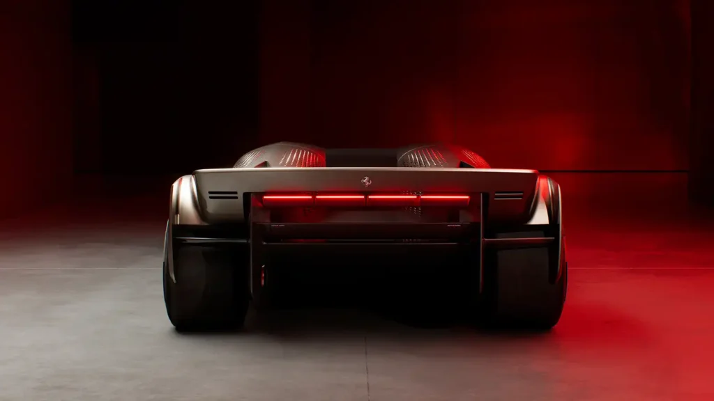 Am Heck des F76 sitzt ein Flügel mit vier integrierten Leuchten, alles perfekt digital aerodynamisch designed