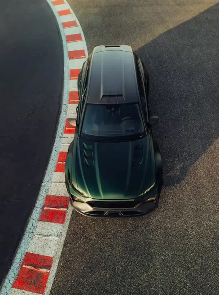 Dicke Kotflügel mit integrierten Lufteinlässen lassen den Pangea GT auf stolze 2,12 in die Breite wachsen